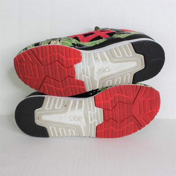 Asics x Atmos Gel-Lyte III Green Camo Tiger G477 - Picture 7 of 8